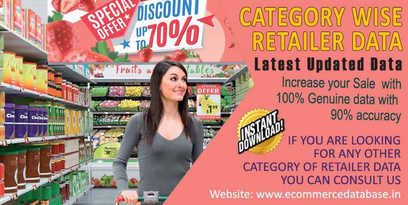 ALL INDIA AYURVEDIC STORE DATABASE, HERBAL STORE DATA, STATE WISE KIRANA STORE DATABASE, GROCERY STORE DATA, ALL INDIA SUPER MARKET LIST, HARDWARE STORE DATA, CATEGORY WISE RETAILER DATA, ELECTRICAL STORE, BOOK SHOP, JEWELLERY SHOP, GIFT SHOP, STATIONARY SHOP, FOOTWEAR STORE, AUTOMOBILE STORE